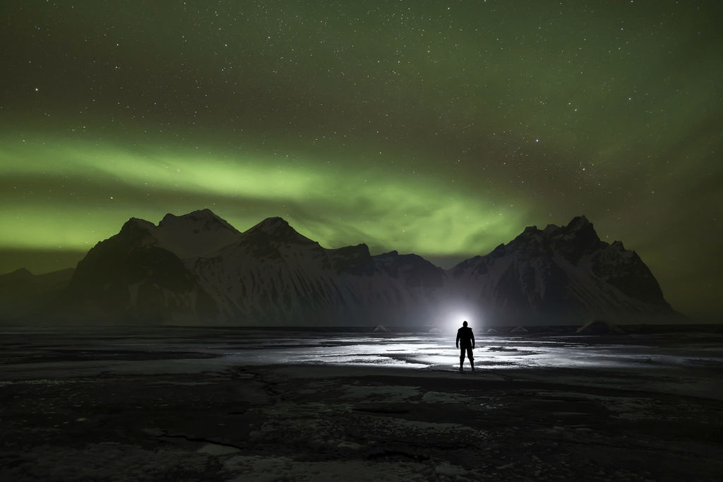 Vestrahorn-Aurora
