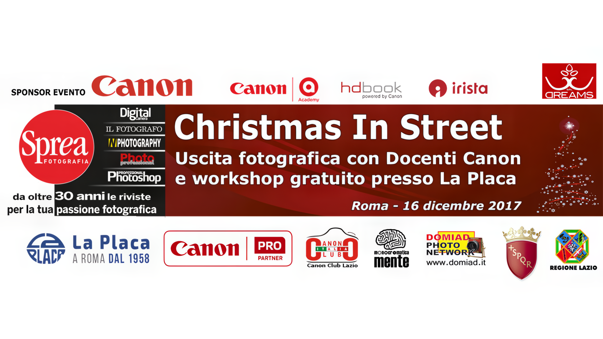 Evento di Natale: Street Photography, fotoreportage e storytelling – con la partecipazione ufficiale di Canon Italia e Canon Academy