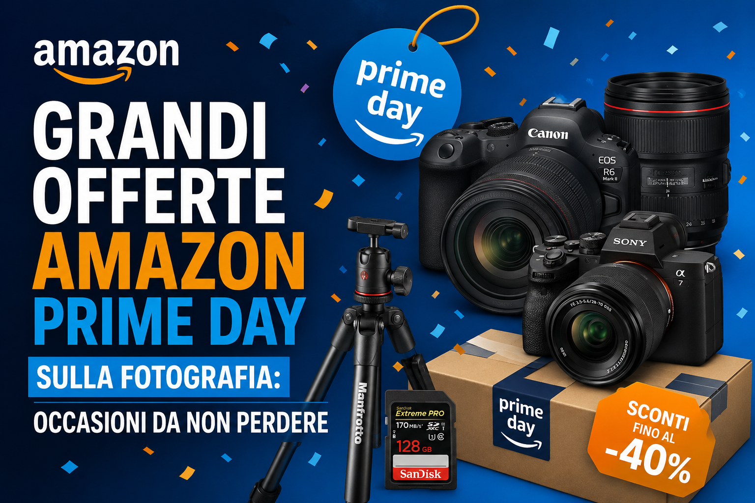 Grandi Offerte Amazon Prime Day sulla Fotografia: Occasioni da Non Perdere
