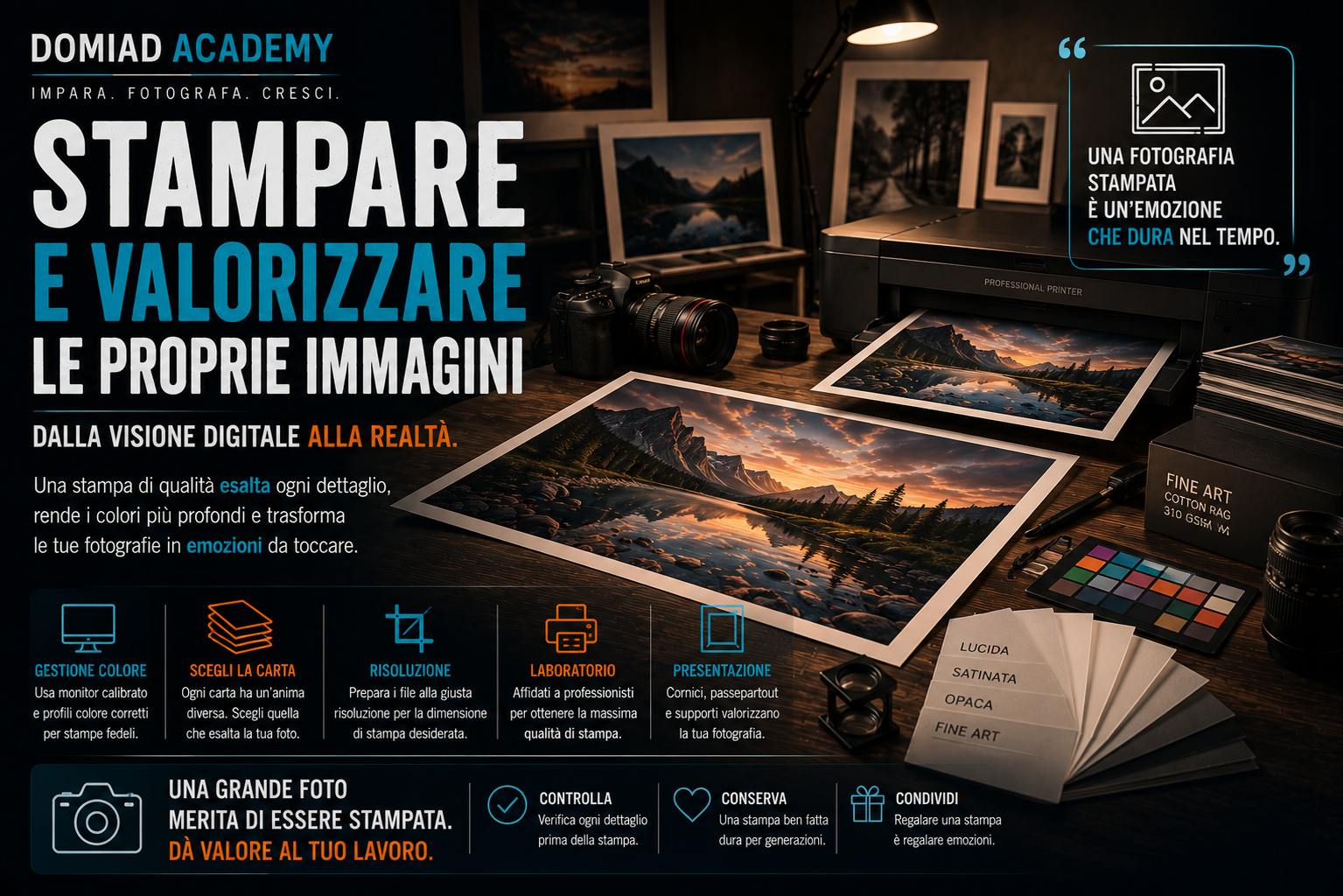 Stampare e valorizzare le proprie immagini
