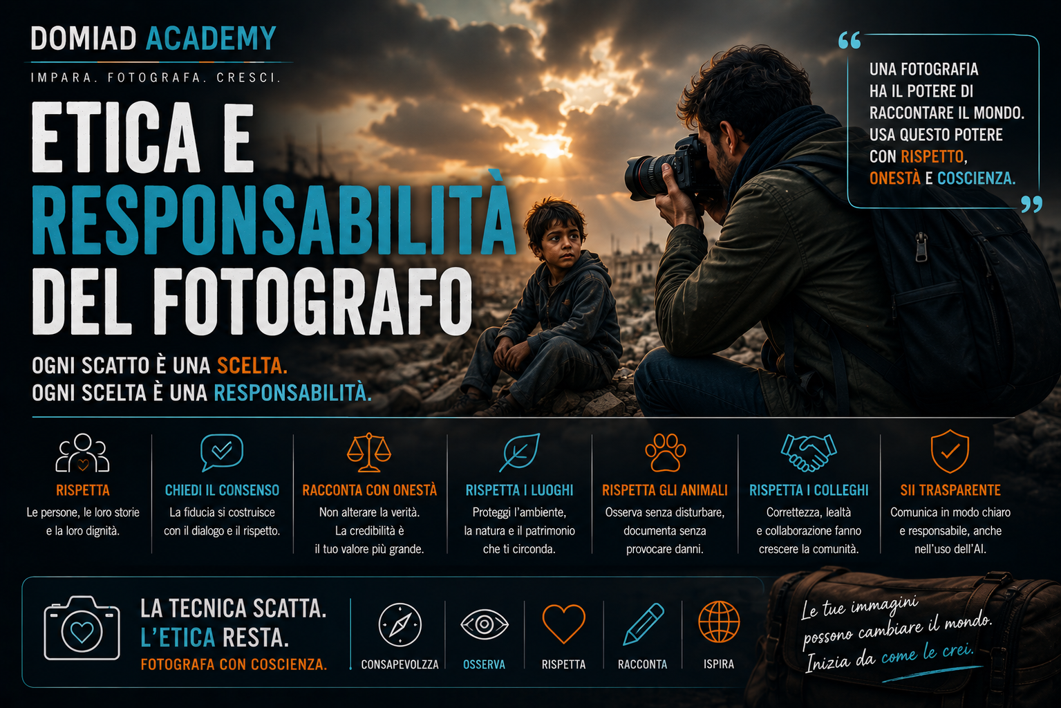 Etica e responsabilità del fotografo