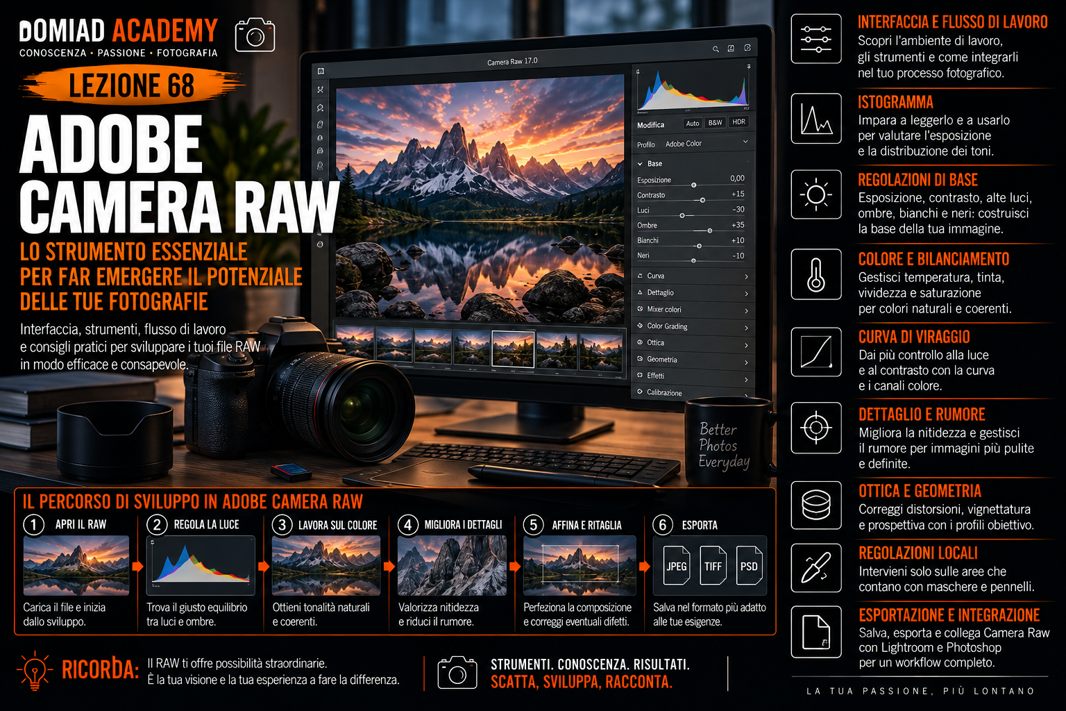 Lezione 68 – Adobe Camera Raw