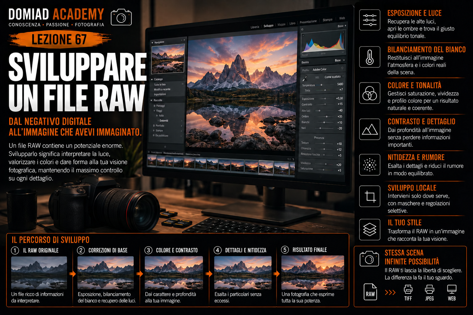Lezione 67 – Sviluppare un file RAW