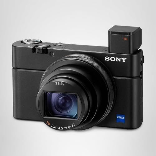 Sony RX100 VII - Fotocamera Digitale Compatta Premium (Sensore da 1.0'', Elevate Prestazioni di AF, 4K HDR, Velocità Performante 20 fps) — foto prodotto Amazon