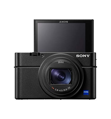 Sony RX100 VII - Fotocamera Digitale Compatta Premium (Sensore da 1.0'', Elevate Prestazioni di AF, 4K HDR, Velocità Performante 20 fps) — foto prodotto Amazon