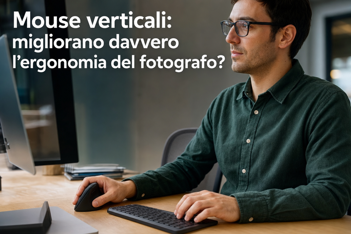 Mouse verticali: migliorano davvero l’ergonomia del fotografo?