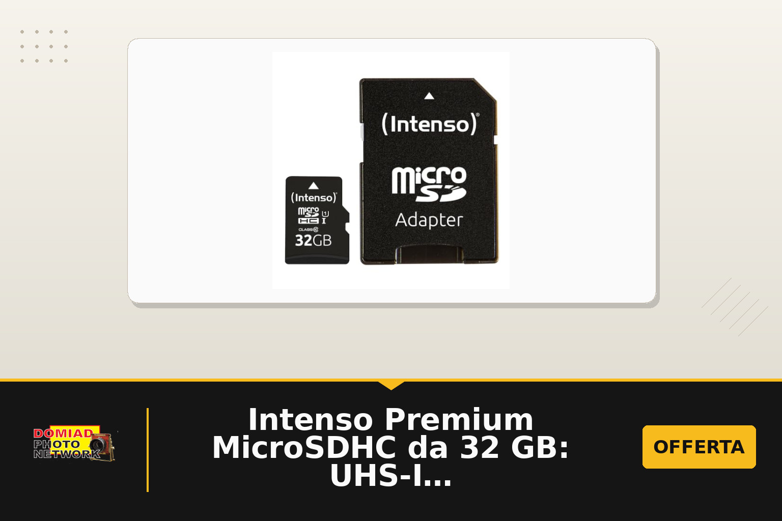 Intenso Premium MicroSDHC da 32 GB: UHS-I Classe 10, affidabilità e compatibilità