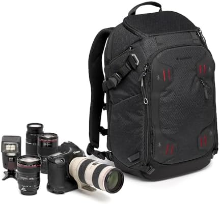 Manfrotto PRO Light Multiloader M, Zaino Fotografico per Fotocamere, 4 Punti di Accesso, Attacchi per Treppiede Multipli, 3 Modalità di Utilizzo, Divisori Intercambiabili, Nero — foto prodotto Amazon