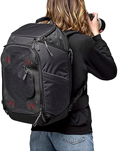 Manfrotto PRO Light Multiloader M, Zaino Fotografico per Fotocamere, 4 Punti di Accesso, Attacchi per Treppiede Multipli, 3 Modalità di Utilizzo, Divisori Intercambiabili, Nero — foto prodotto Amazon