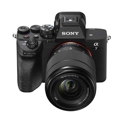 Sony Alpha 7 IV Fotocamera full frame con obiettivo 28-70 mm – 33 MP, autofocus in tempo reale, 10 fps, video 4K 60p, touchscreen, funzioni professionali per foto e filmati — foto prodotto Amazon